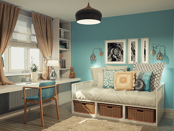 Tính cách của gia chủ và màu sắc của nội thất rèm cửa