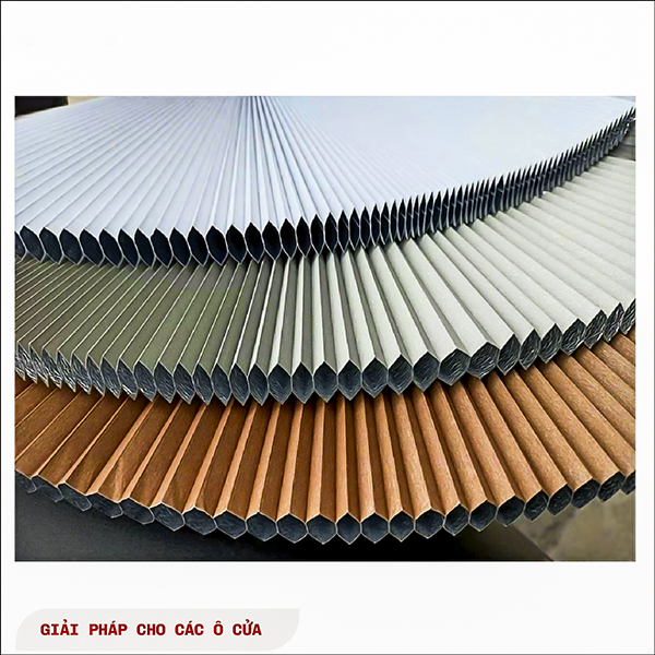 Rèm tổ ong + lưới chống muỗi ( 2 trong 1)