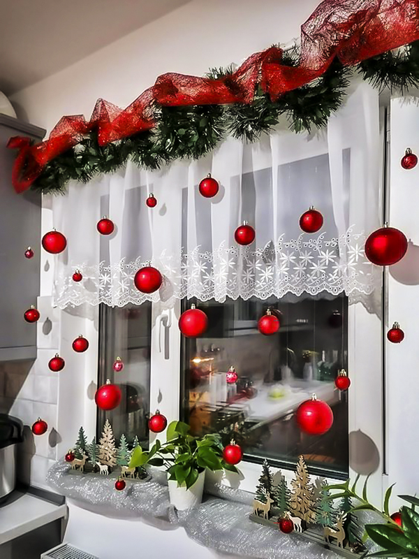 Rèm cửa cho Giáng Sinh