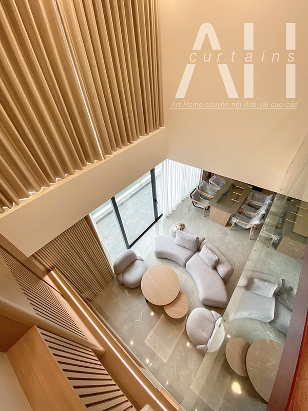 công trình rèm cửa hoàn thiện tại Vinhomes Ocean Park 2 Hưng Yên