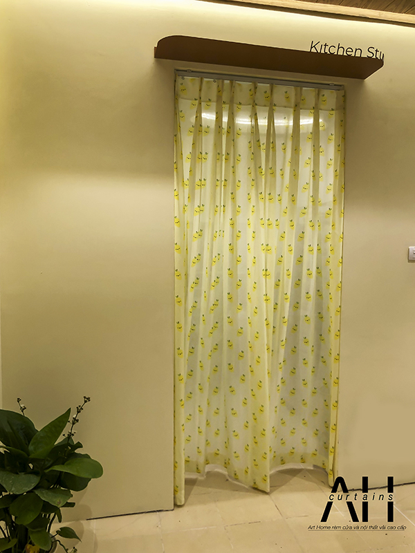 rèm vải quán cà phê bánh ngọt tại ngõ 195 Quang Trung Hà Đông