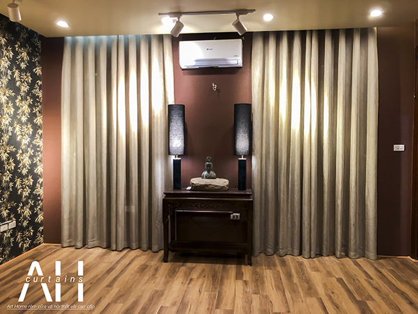 rèm voan 1 lớp cao cấp mềm mại cho showroom