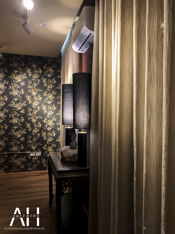 rèm voan 1 lớp cao cấp mềm mại cho showroom