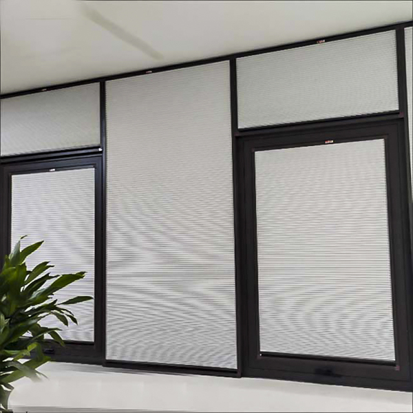 rèm tổ ong gắn kính