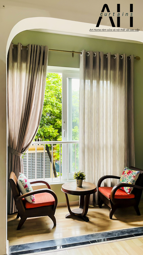 Rèm vải thô không cản sáng- Rèm cửa AH