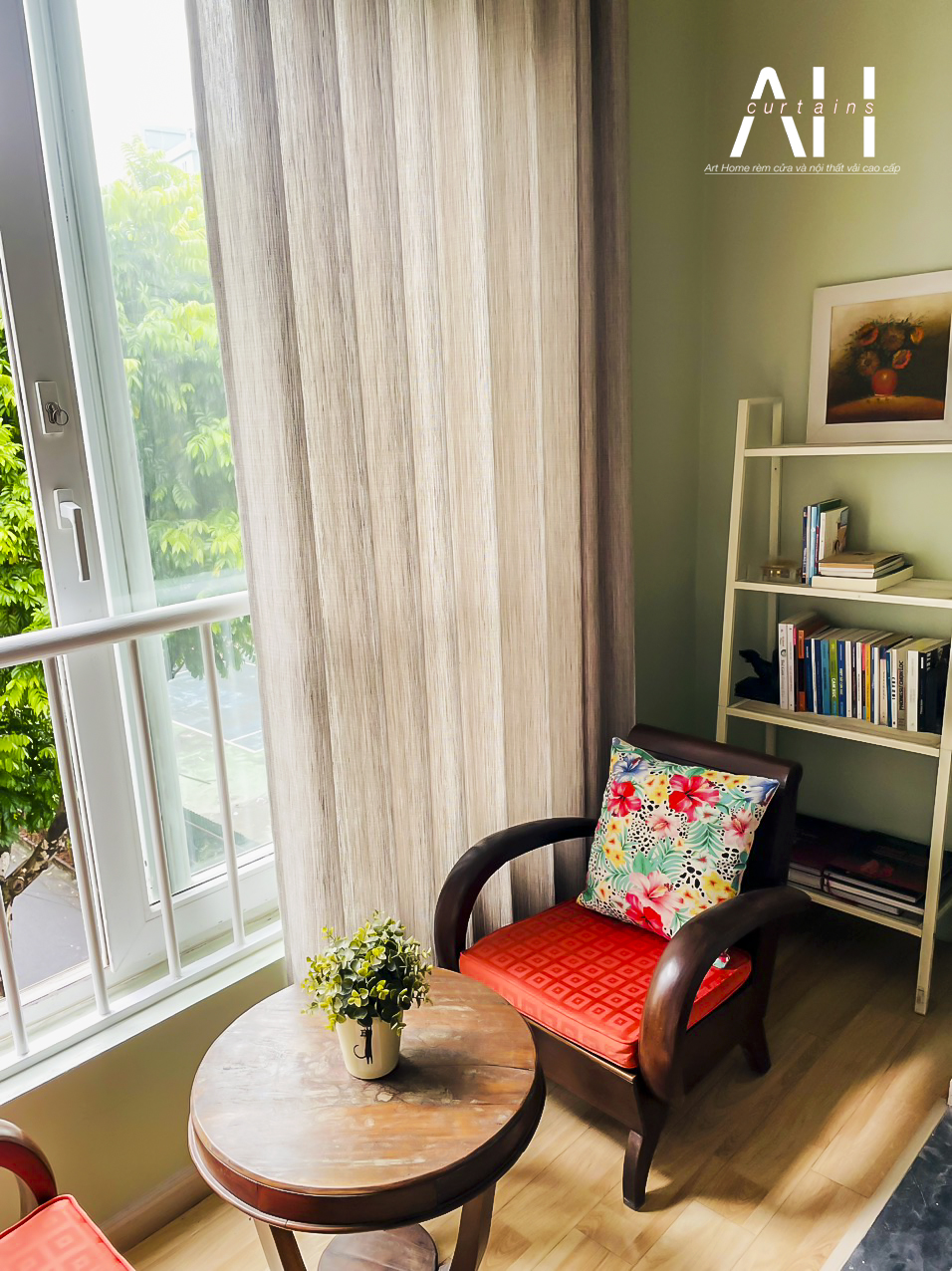 Rèm vải thô không cản sáng- Rèm cửa AH