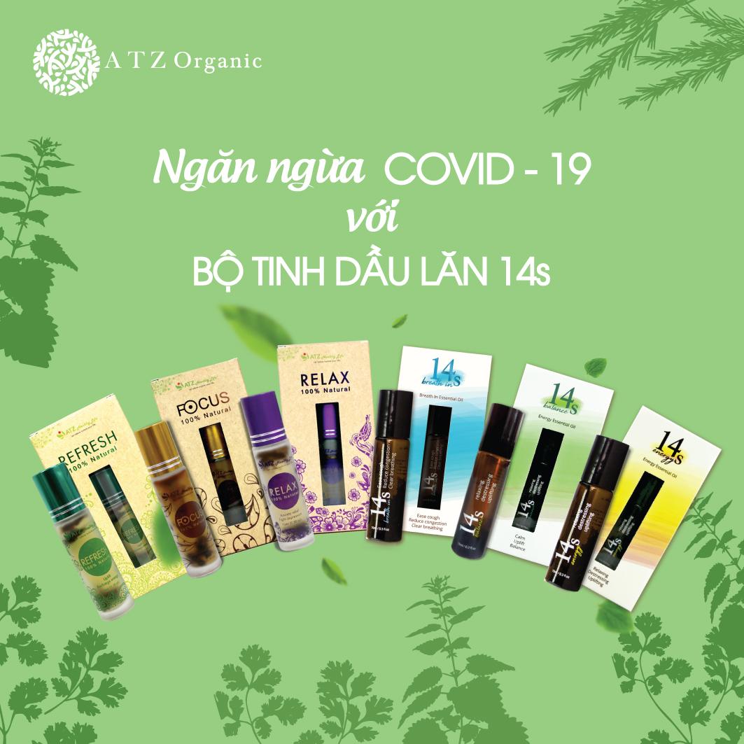 SỬ DỤNG TINH DẦU LĂN 14S ATZ THIÊN NHIÊN ĐỂ PHÒNG NGỪA CORONA VÀ CÁC BỆNH HÔ HẤP KHÁC