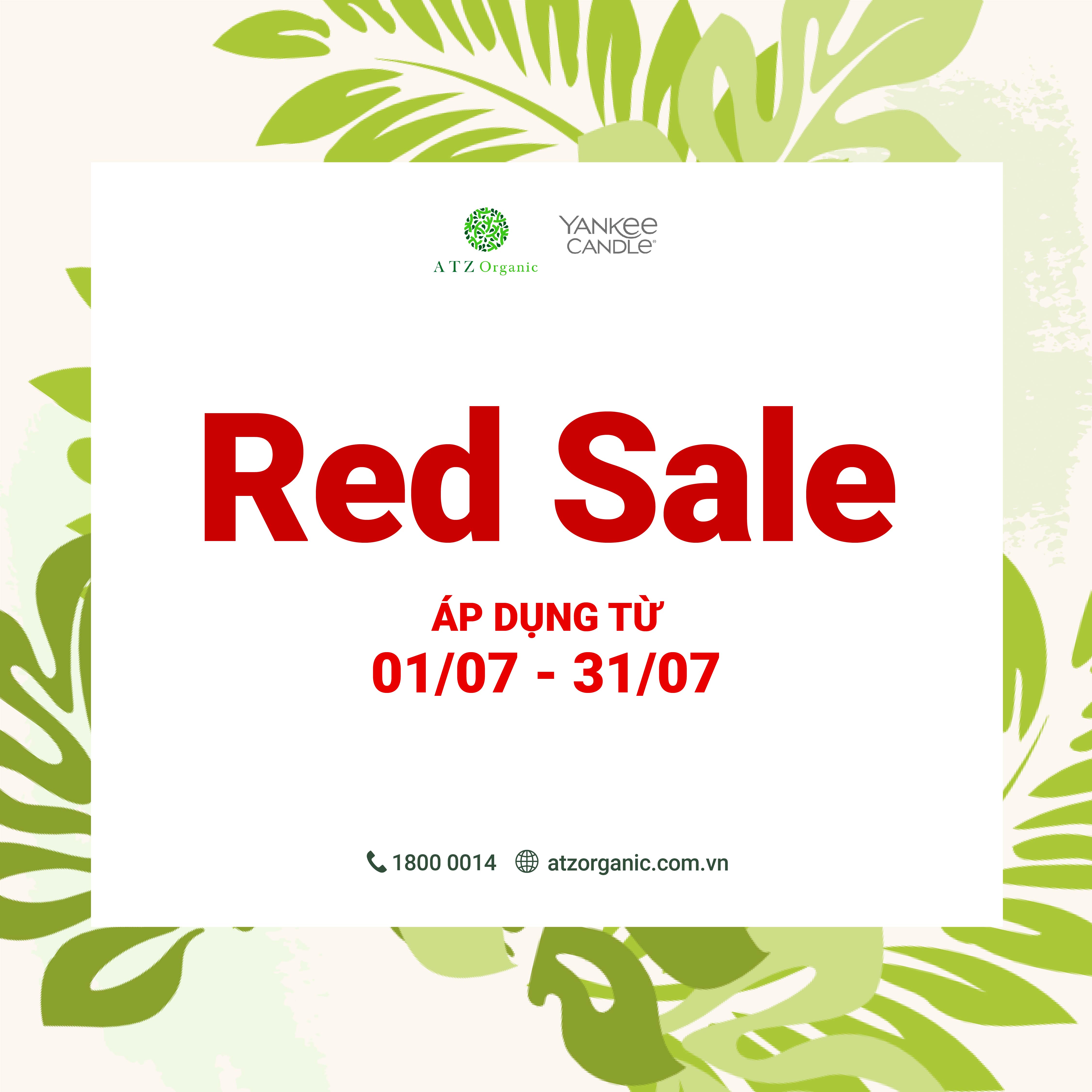 RED SALE THÁNG 7 – BÙNG CHÁY “ CƠN LỐC” QUÀ TẶNG