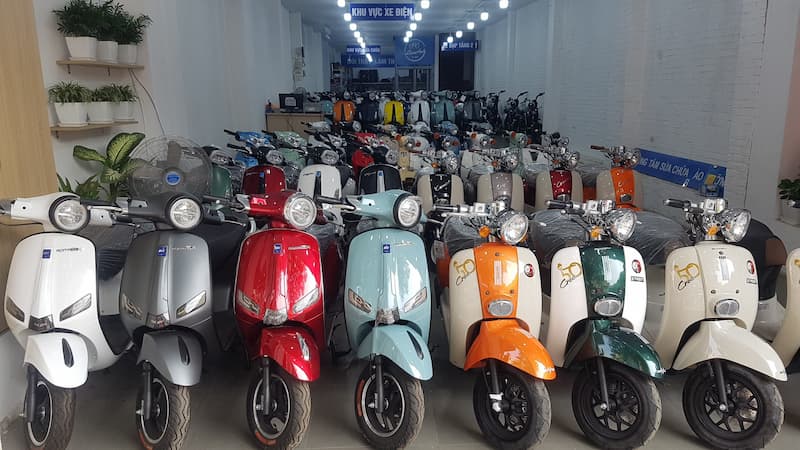 xe ga 50cc- Xe điện Lan Anh