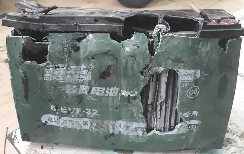 bình ắc quy xe đạp điện hết tuổi thọ