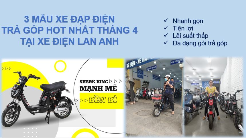 Trả góp xe đạp điện