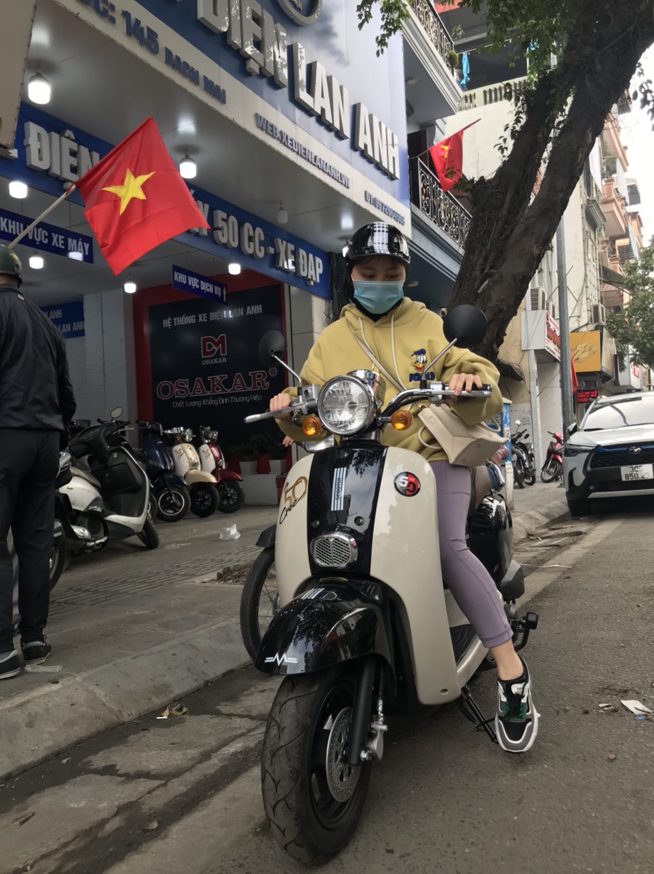 xe Crea 50cc- Xe điện Lan Anh