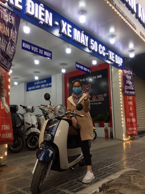 xe Crea 50cc- Xe điện Lan Anh
