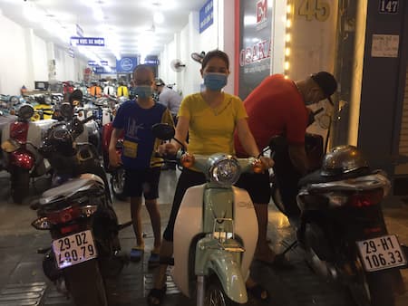 Cub 50cc xanh dương