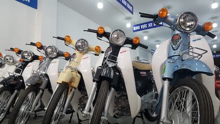 Cub 50cc- Xe điện Lan Anh