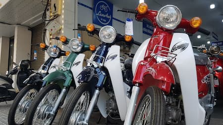 Cub 50cc- Xe điện Lan Anh