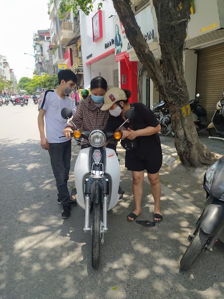 Cub 50cc mới nhất- Xe điện Lan Anh