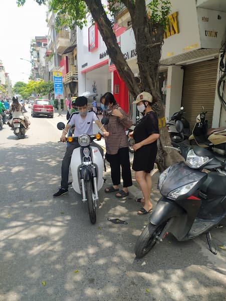 Cub 50cc- Xe điện Lan Anh
