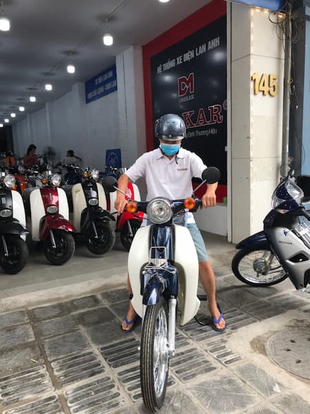 Cub 50cc- Xe điện Lan Anh