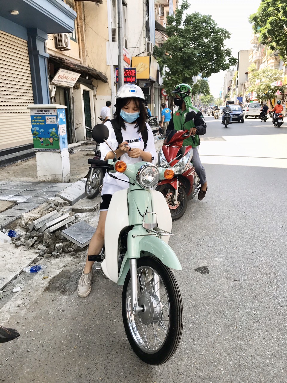 Cub 50cc- Xe điện Lan Anh