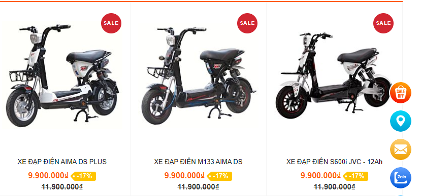 Sale xe đạp điện