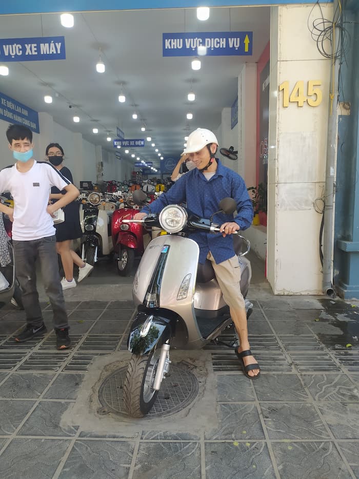 xe Vespa 50cc-Xe điện Lan Anh