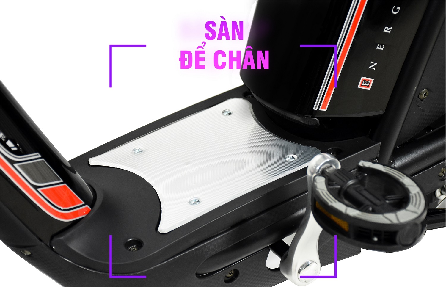 sàn để chân xe điện