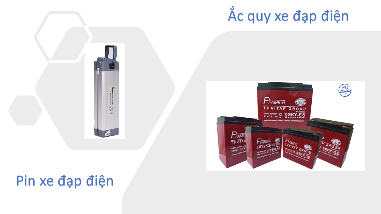 pin và ắc quy xe đạp điện
