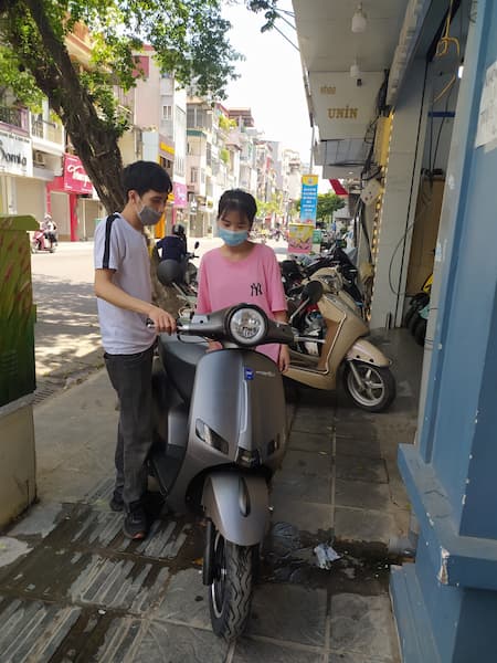 đa dạng mẫu xe Vespa 50cc