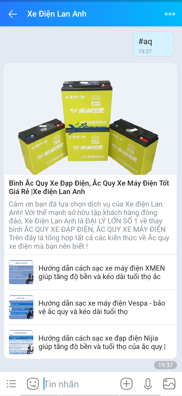 chăm sóc khách hàng xe điện