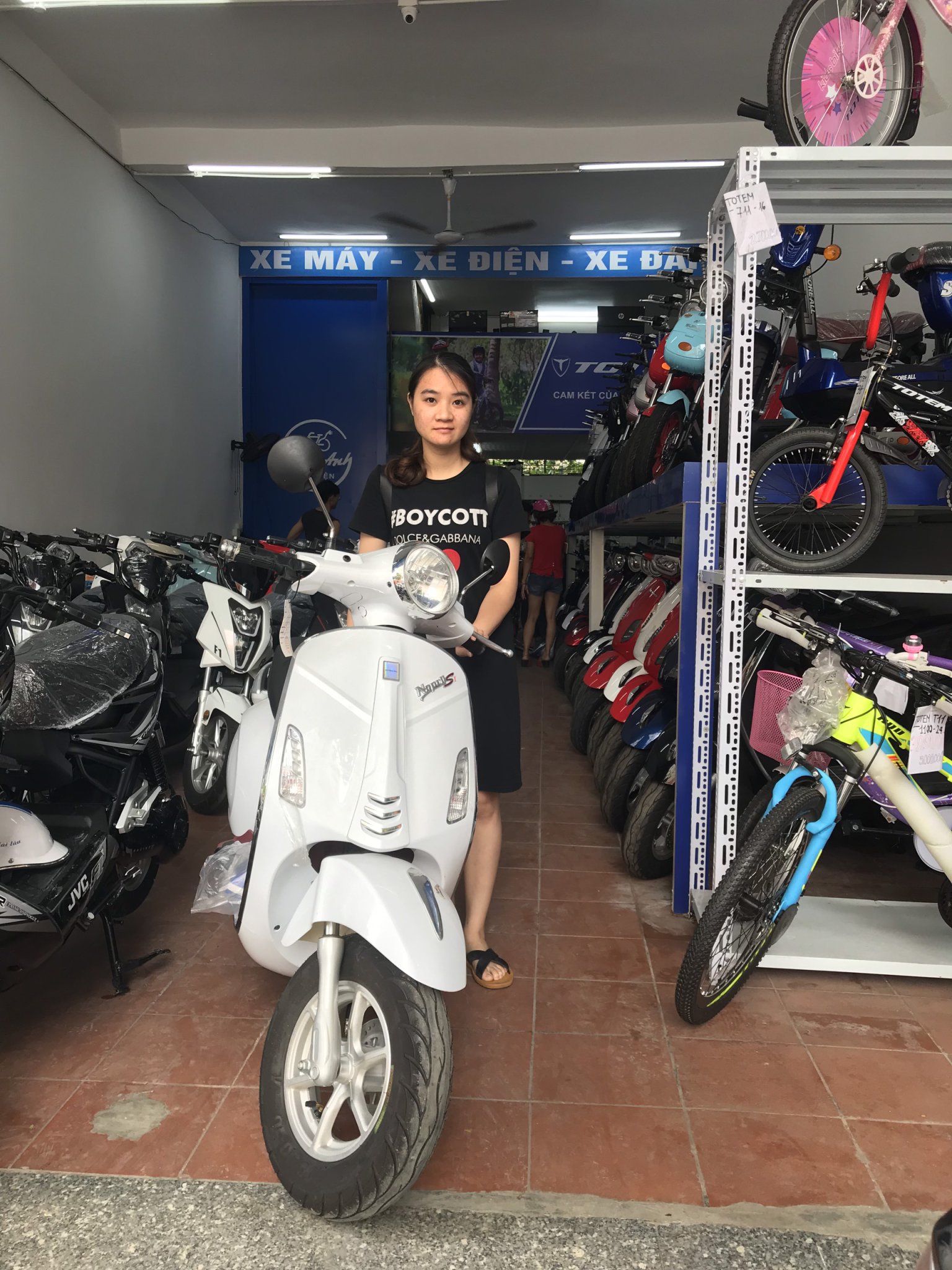 Xe máy điện NapoliS đèn LED