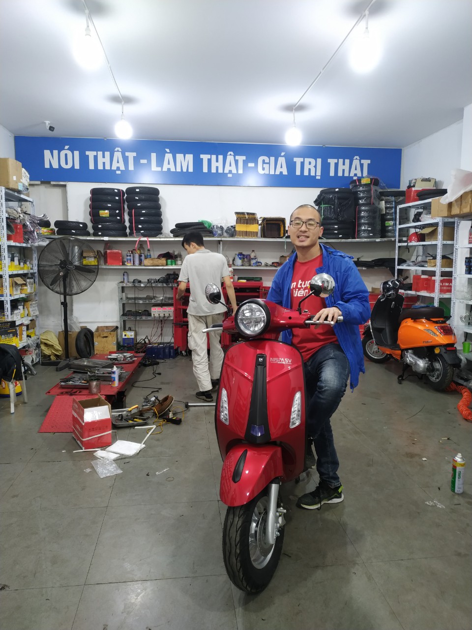 Vespa Nispa Sv - Xe điện Lan Anh