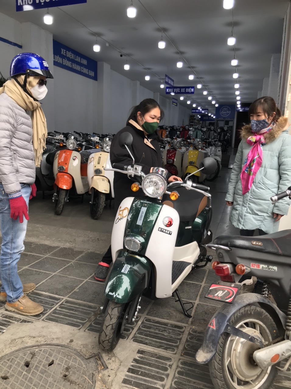 Xe Crea 50cc - Xe điện Lan Anh