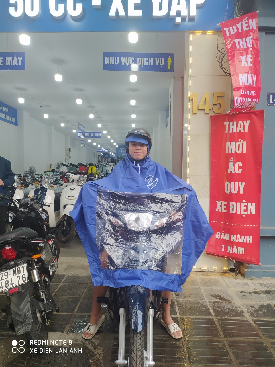 Wave 50cc- Xe điện Lan Anh