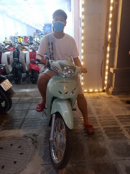 Wave 50cc- Xe điện Lan Anh