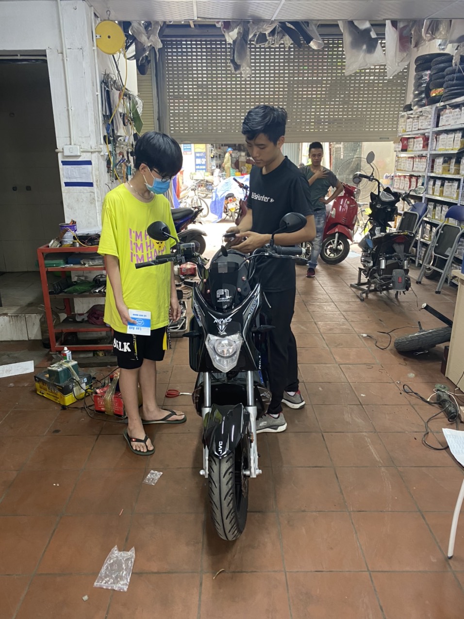 Xe máy điện Xmen JVC F1 - Xe điện Lan Anh