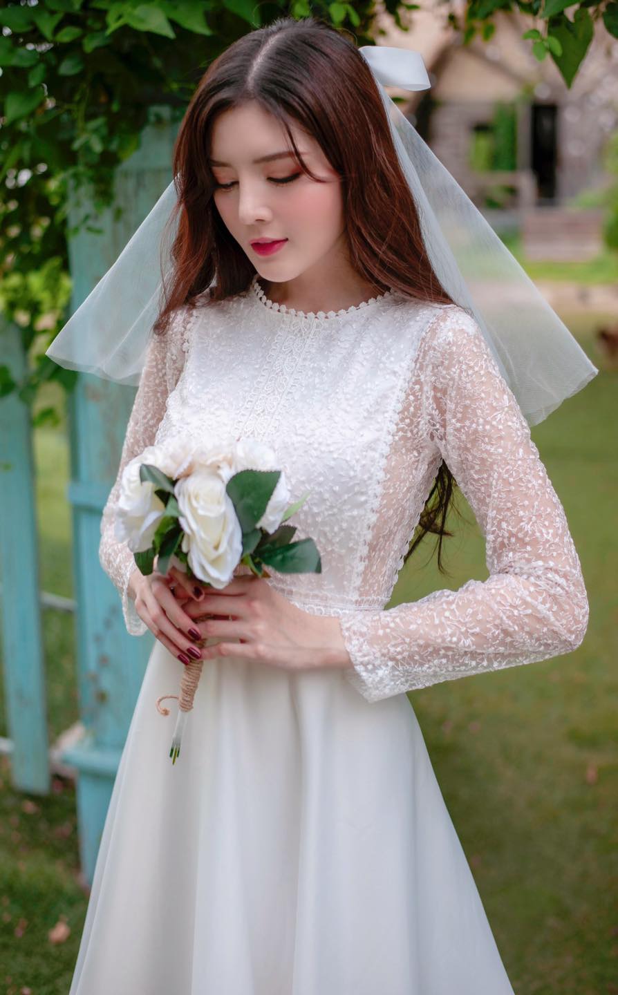 Váy Cưới Hoa Tuyết Phi Nhật DC980