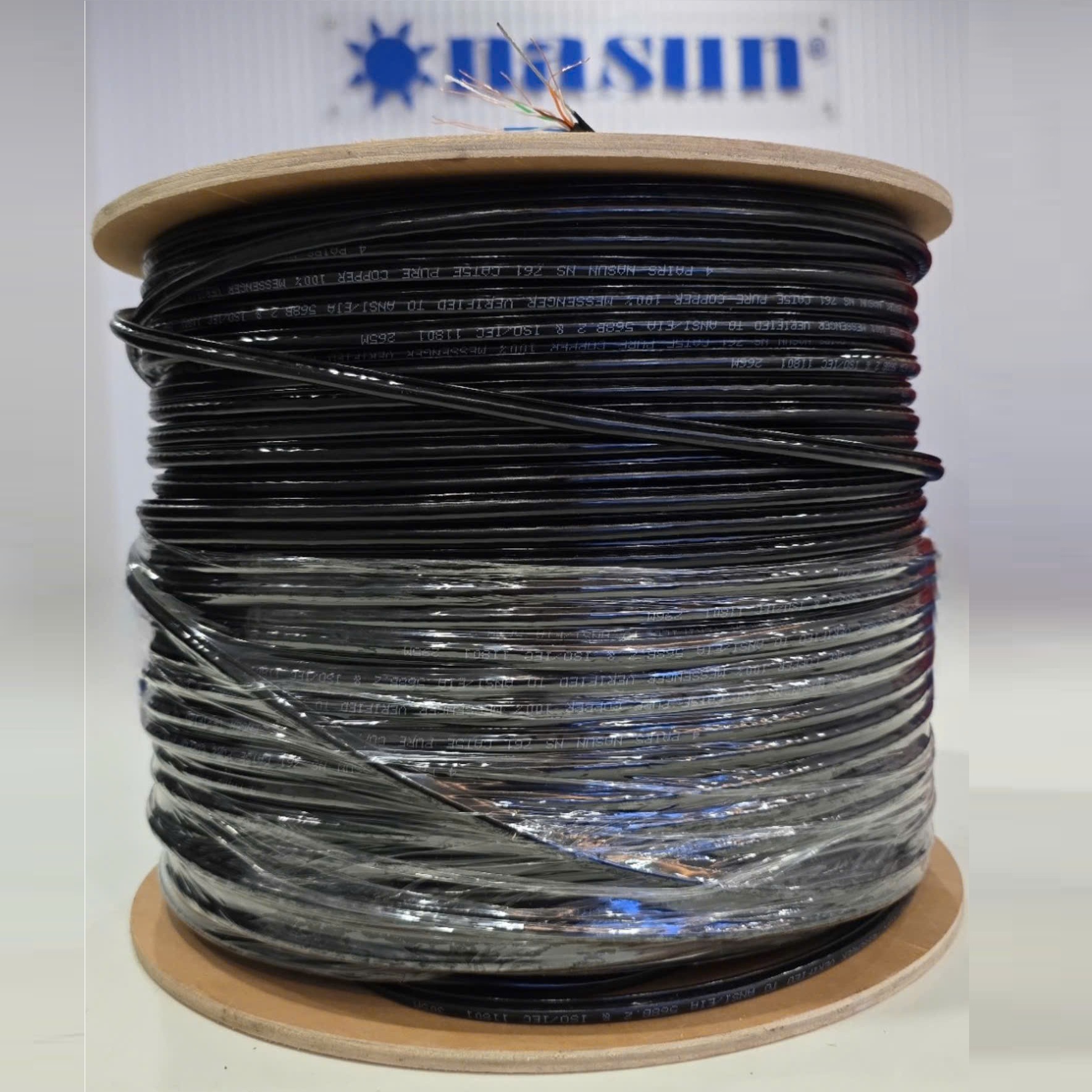 Dây cáp mạng, Dây mạng 8 lõi đồng cường lực, Cáp mạng 8 lõi gia cường