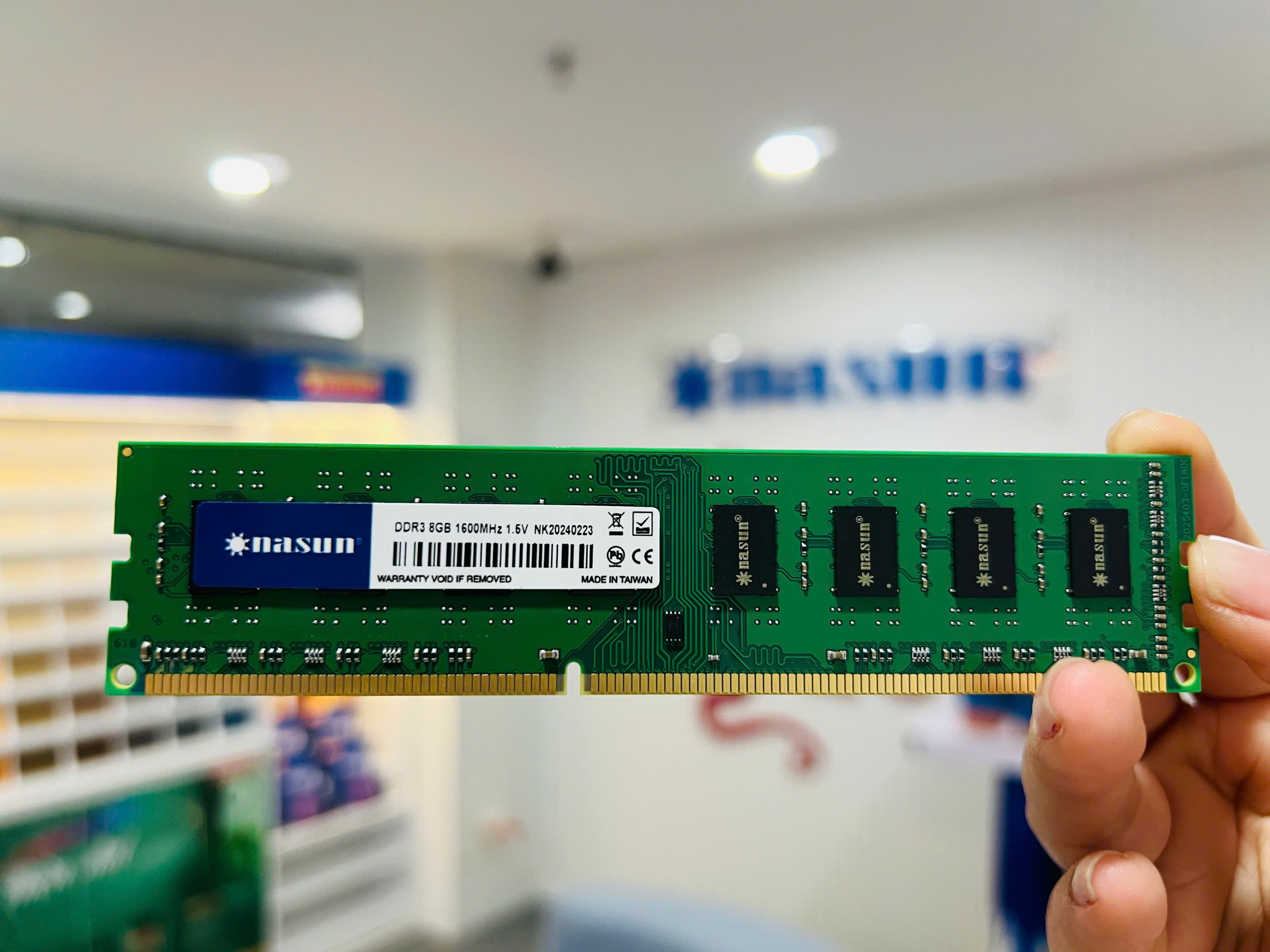 ram pc, ram ddr3, ram 8gb, nasun, ram nasun, ram máy bàn, phân phối ram pc, bán sỉ ram máy bàn, ram bus 1600