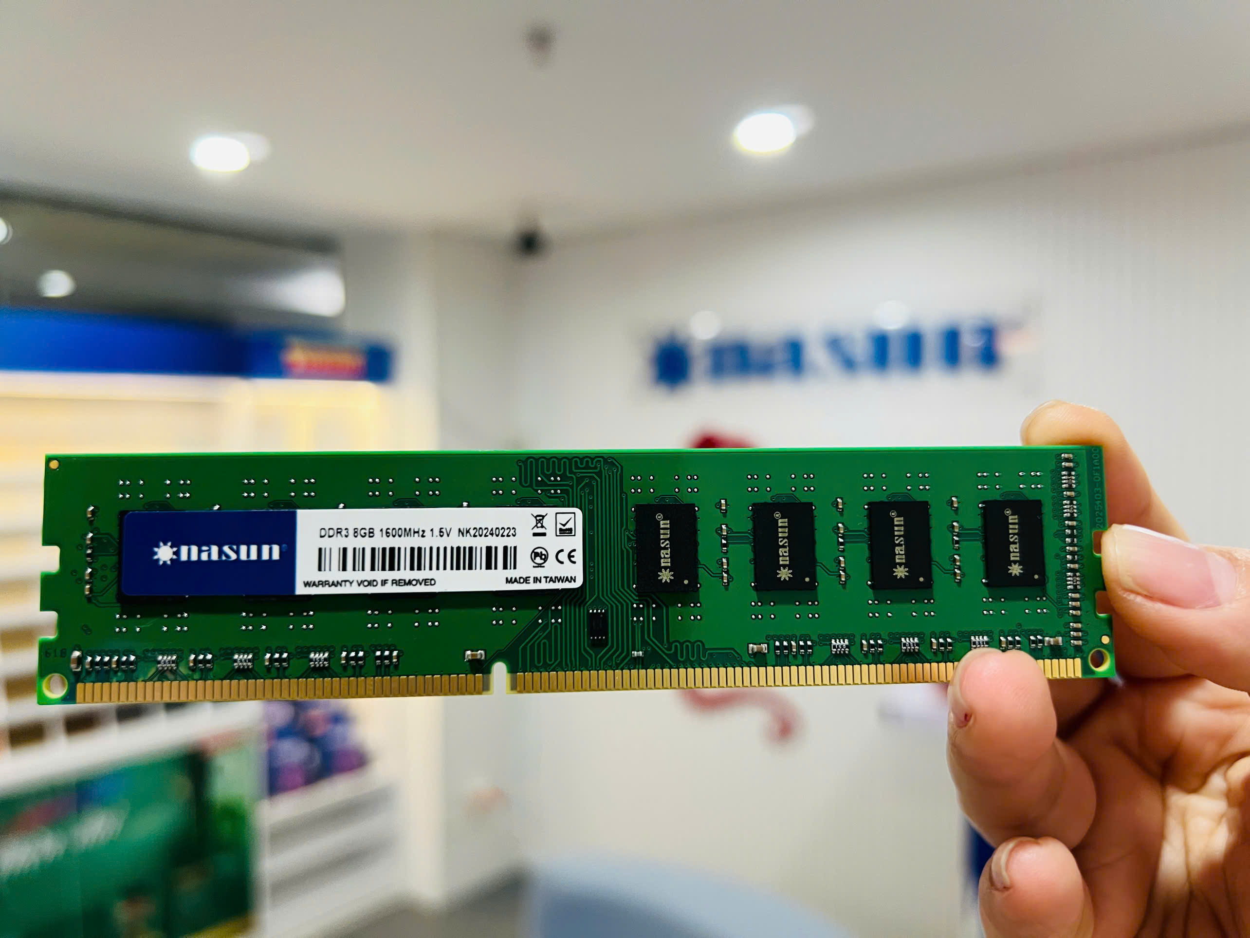 ram pc, ram ddr3, ram 8gb, nasun, ram nasun, ram máy bàn, phân phối ram pc, bán sỉ ram máy bàn, ram bus 1600