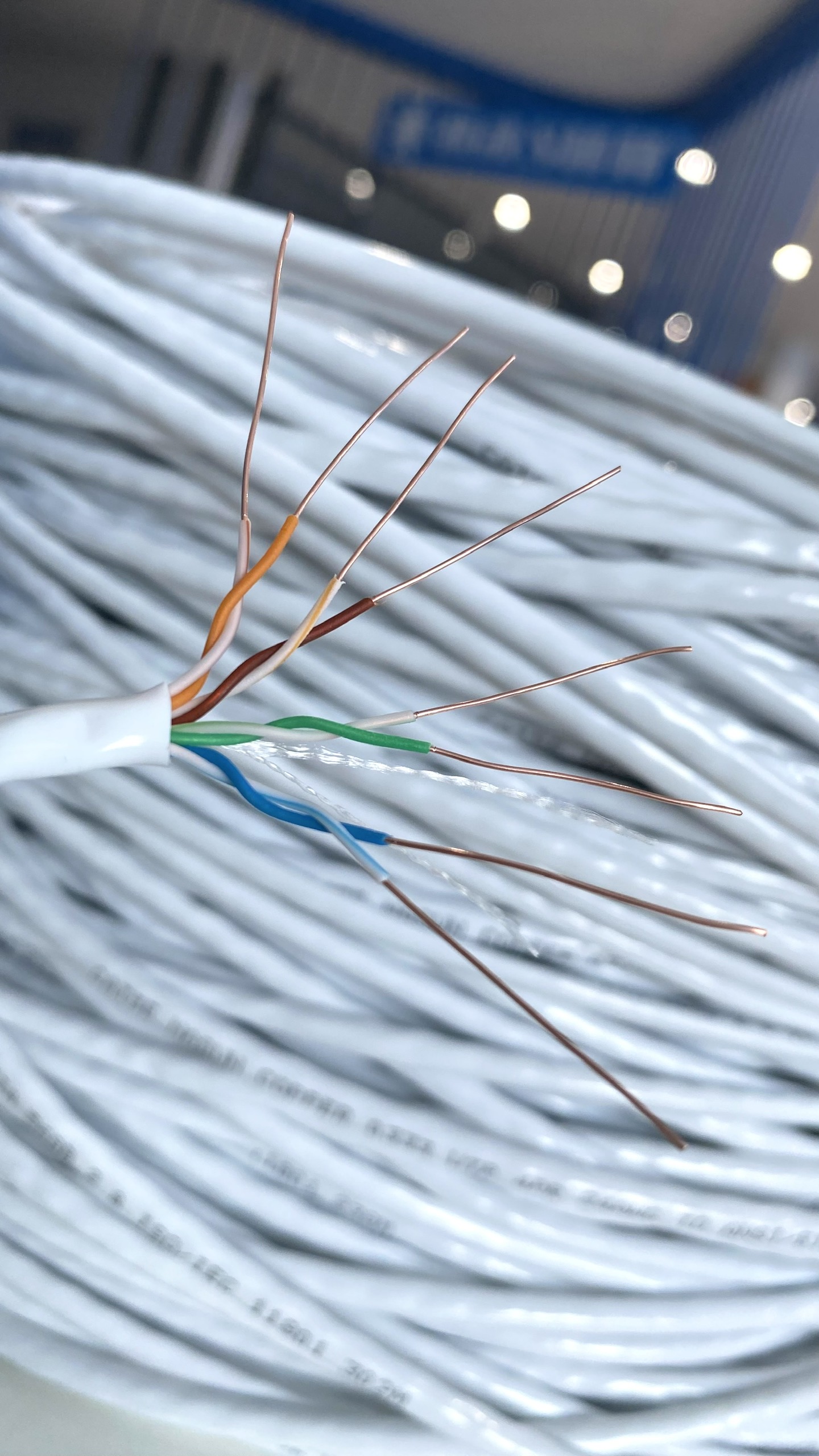 Cáp mạng, Dây cáp mạng, Dây mạng cat5e NASUN, dây mạng 8 lõi, cáp mạng đồng