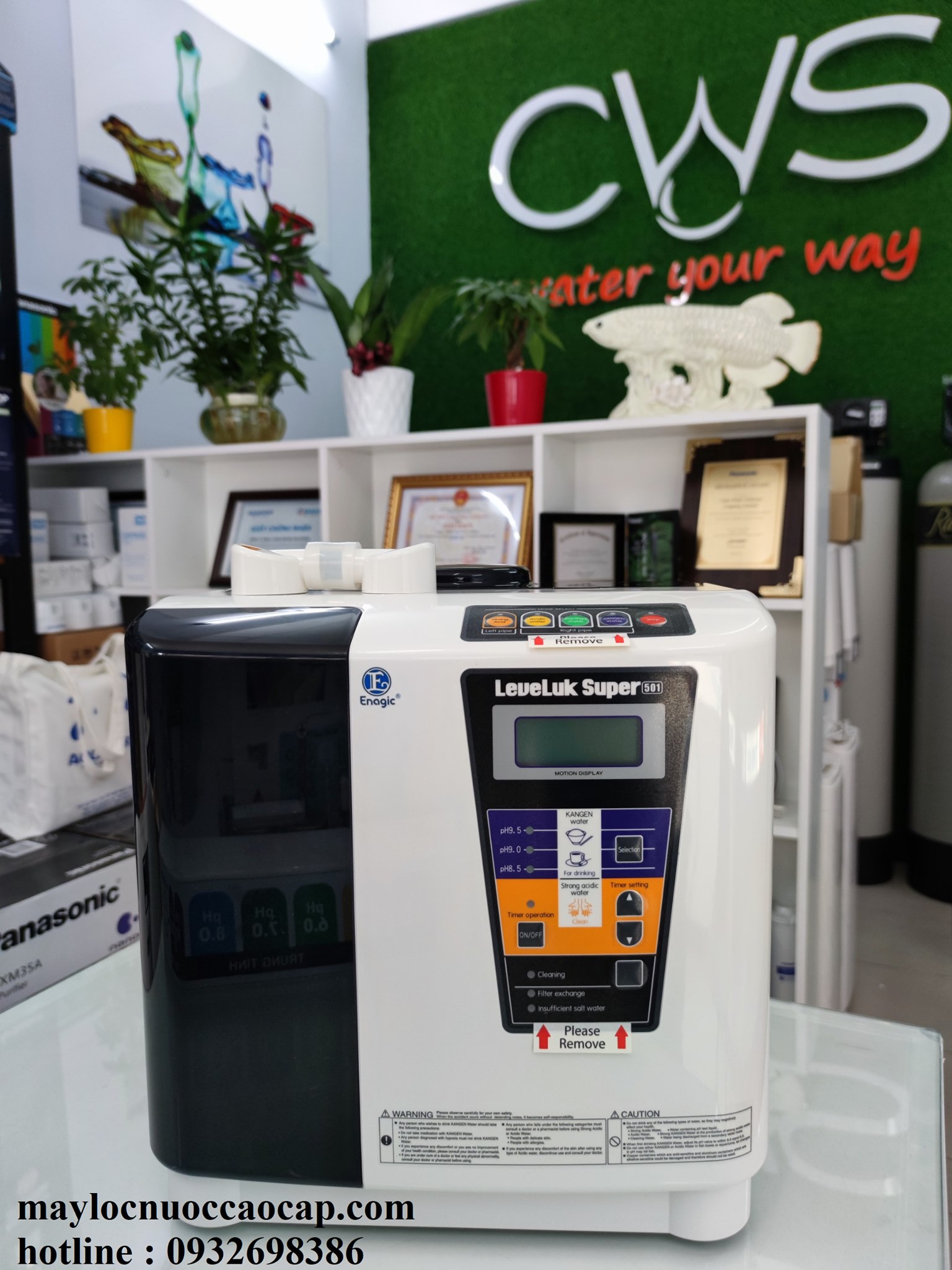 Hình ảnh thực tế Máy điện giải Kangen Super 501 tại CWS hinh-anh-thuc-te-kangen-super-501