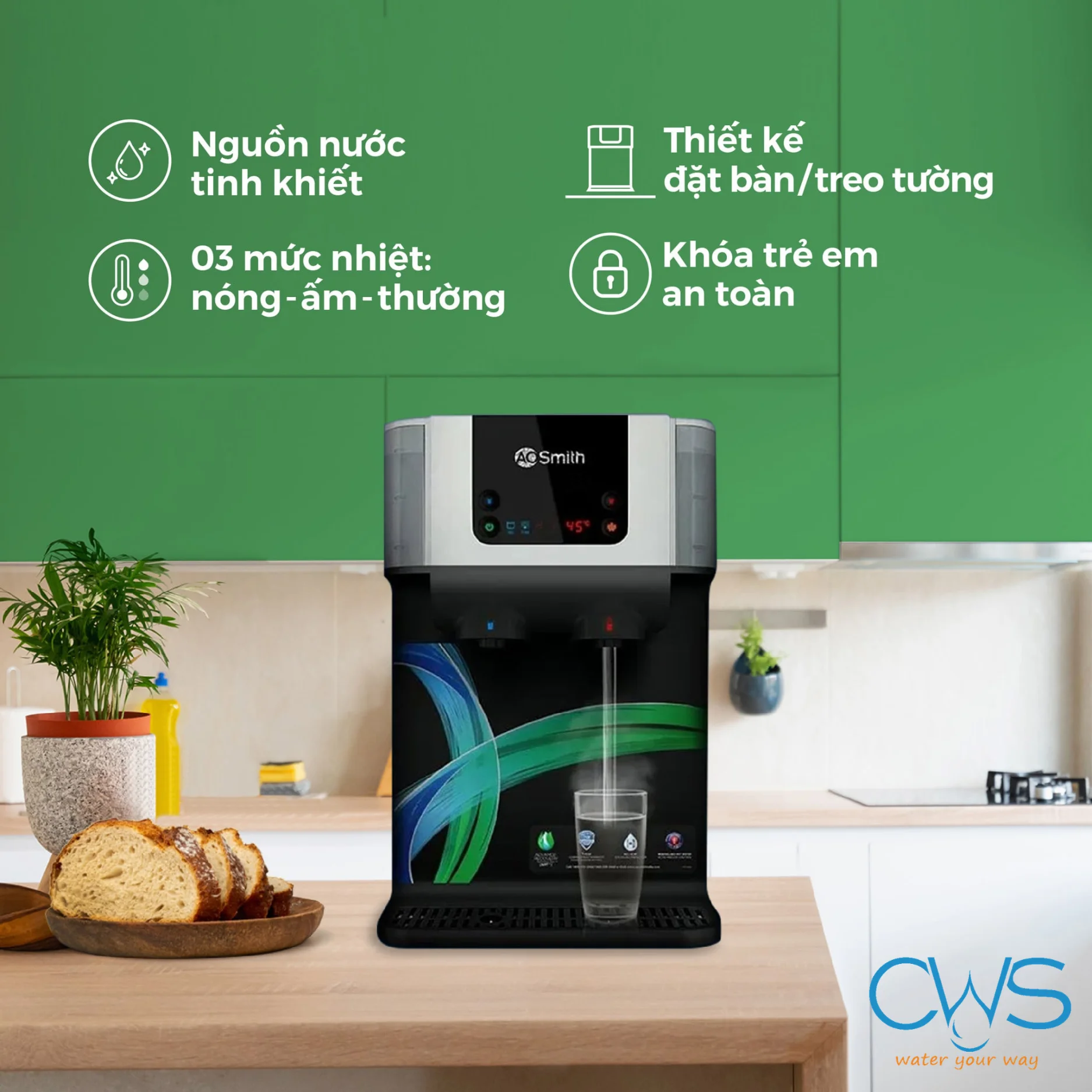 Điều Gì Khiến Máy Lọc Nước AO Smith ECO-AOC75PUR Được Các Gia Đình Trẻ Ưa Chuộng