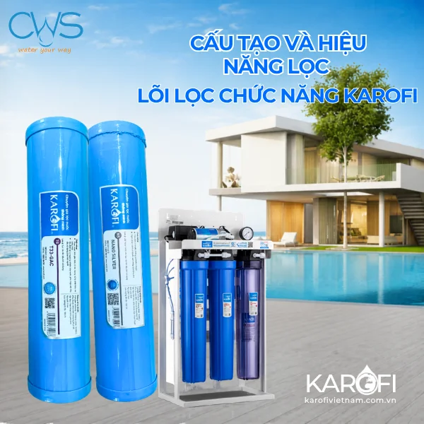 Cấu Tạo Lõi Lọc Chức Năng Karofi Và Hiệu Quả Hoàn Thiện Nguồn Nước Sau Lọc RO