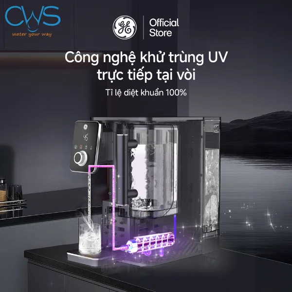 Công nghệ UVC diệt khuẩn máy lọc nước GE CTD50