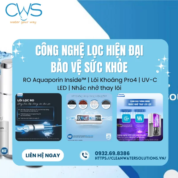 Công Nghệ Lọc Hiện Đại Bảo Vệ Sức Khỏe
