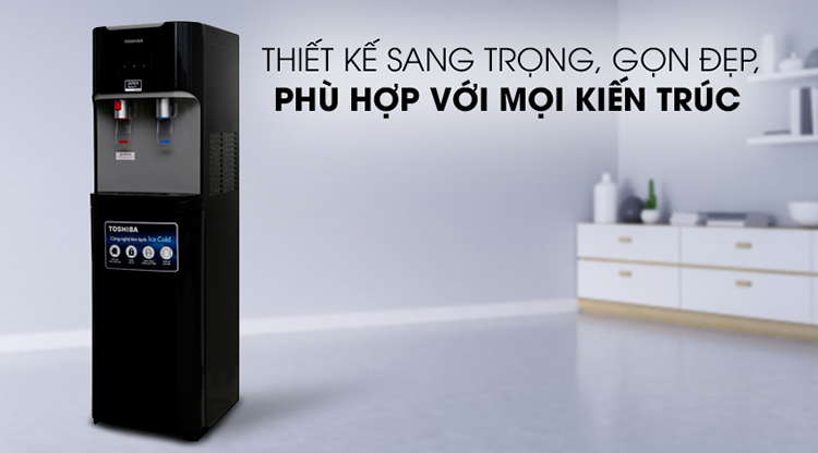 Máy làm nước nóng lạnh - Thiết kế mới nhất năm 2022 của Toshiba. thiet-ket-sang-trong-gon-dep