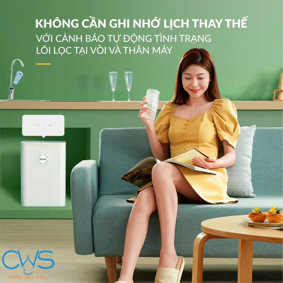 Hệ Thống Cảnh Báo Tuổi Thọ Lõi Lọc Thông Minh Theo Thời Gian Thực
