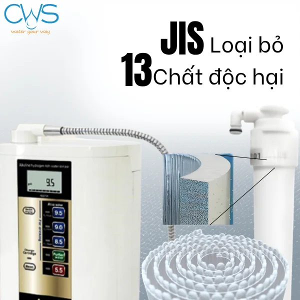 Khả Năng Loại Bỏ Tạp Chất Vượt Trội Theo Tiêu Chuẩn Nhật Bản