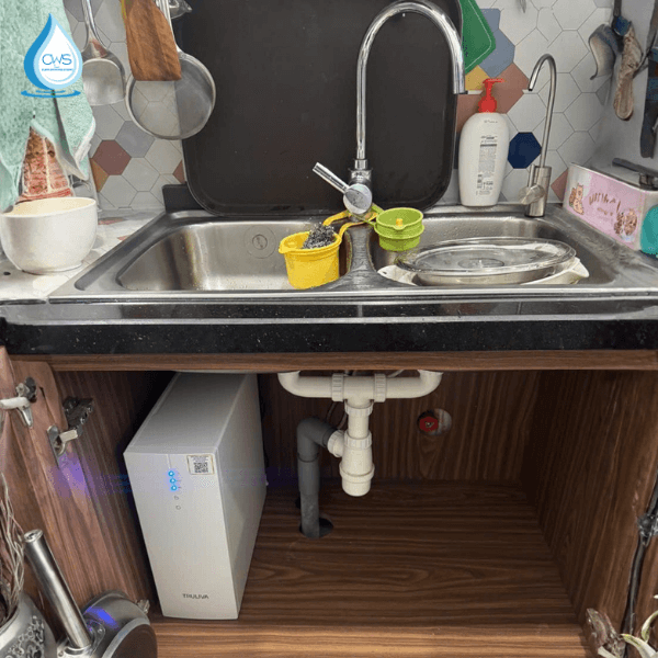 Lắp đặt thực tế máy lọc nước Truliva UR3626